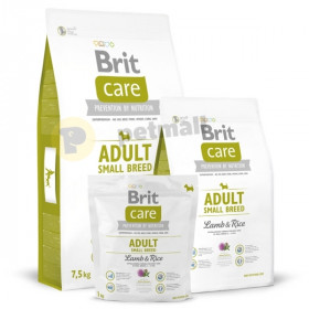 Суха храна за куче Brit Care Adult Small Breed Lamb & Rice  